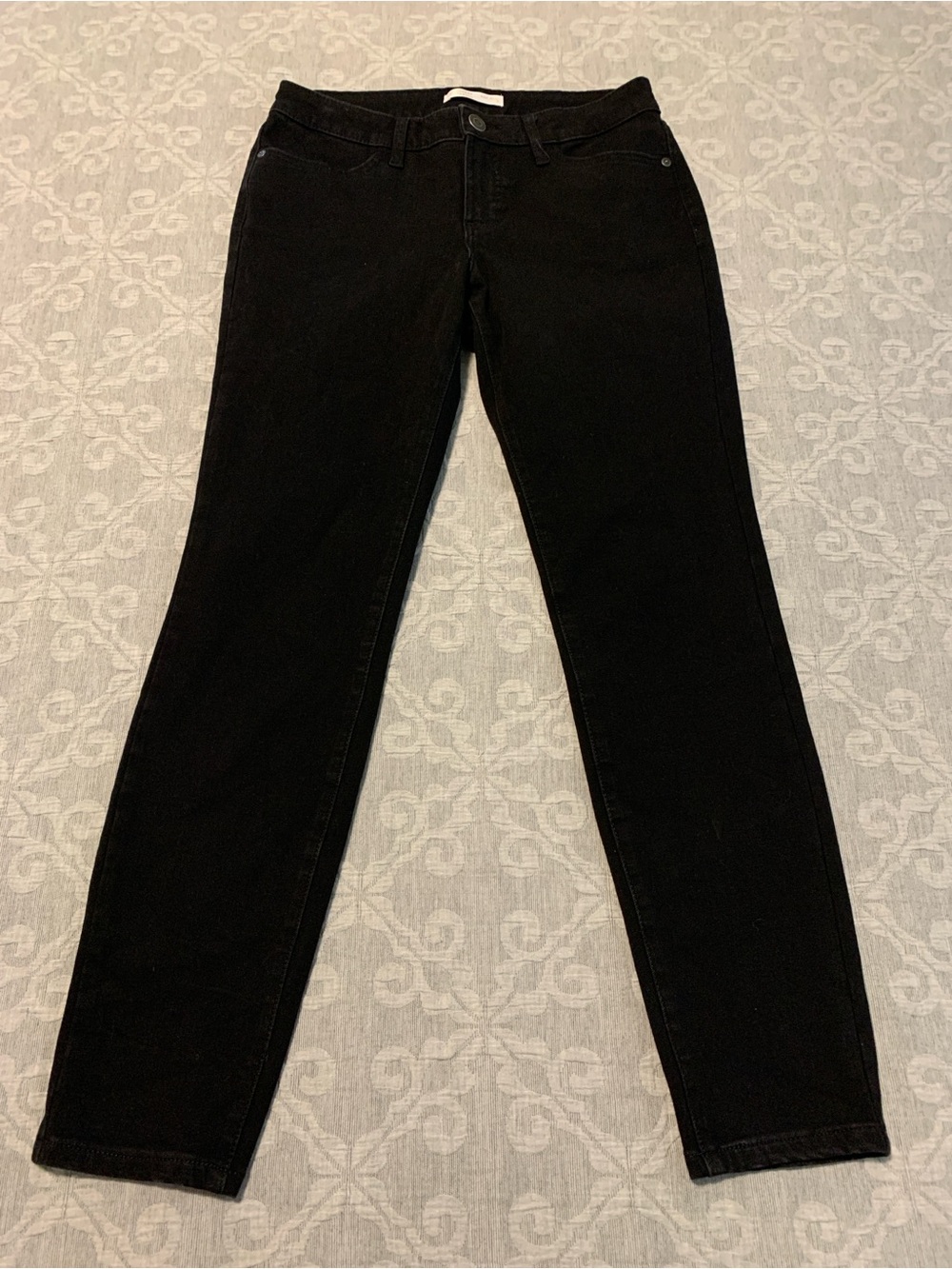 LC Lauren Conrad Black Women’s Super Skinny Jeans (Size 6)